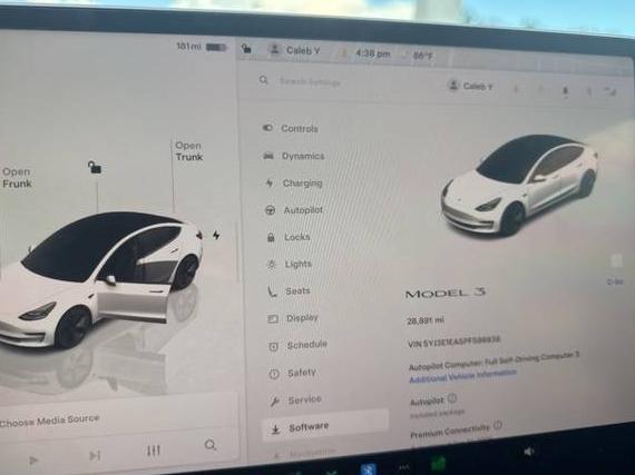 TESLA MODEL 3 2023 5YJ3E1EA5PF586938 image